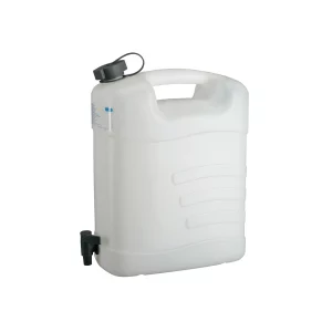 Vattenbehållare 15 liter HDPE med tömning