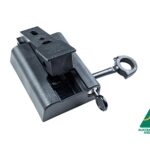 RacksBrax 8162 TRADESMAN HD 40-52 mm låsbart markisfäste med 2 extra monteringsdelar - snabbfäste Komplett låsbart snabbmonteringsfästessats för en standardrullmarkis på din bil