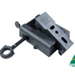 RacksBrax 8162 TRADESMAN HD 40-52 mm låsbart markisfäste med 2 extra monteringsdelar - snabbfäste Komplett låsbart snabbmonteringsfästessats för en standardrullmarkis på din bil