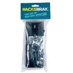 RacksBrax 8161 HD låsbar väggmonteringssats eller andra markis snabbmonteringssats (2 st - dubbel) Stöd som gör det möjligt att enkelt hänga markisen, som tagits bort från bilen, på väggen (låsbar). Eller för användning när du vill kunna montera markisen på en annan plats (t.ex. på bilen och släpvagnen). Snabbfäste till bilmarkis