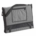 Fällbar campingstol för taktält, strand och camping med justerbar rygg och förvaringsfickor.